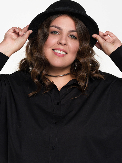 Рубашка классическая черная RuSkin  